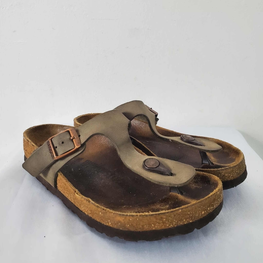 🌺🌺Birkenstock Gizeh Olive Green Women's Sandal, Regular EU 35
